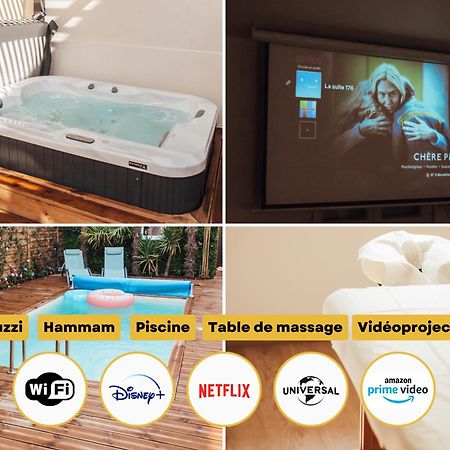 La Suite 176 - Piscine Privee, Spa, Hammam A Reims Exterior photo